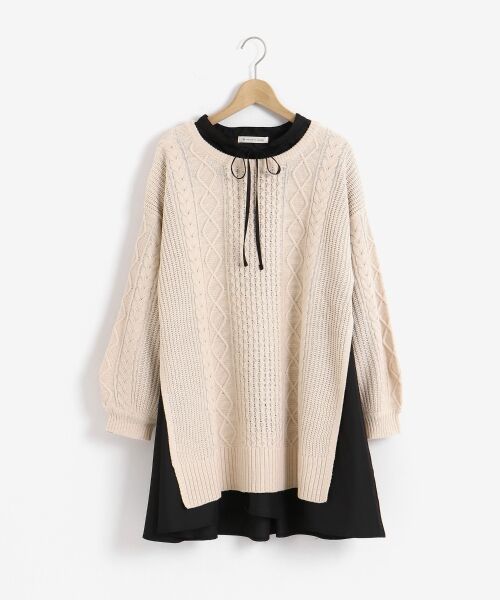 MAJESTIC LEGON / マジェスティックレゴン ミニ丈・ひざ丈ワンピース | ニットセットミニワンピース | 詳細13