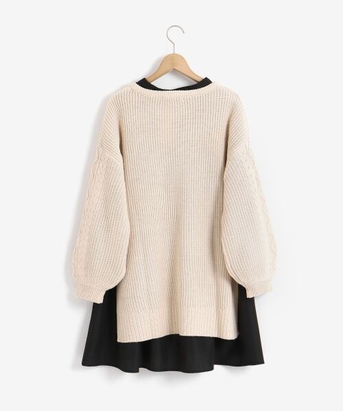 MAJESTIC LEGON / マジェスティックレゴン ミニ丈・ひざ丈ワンピース | ニットセットミニワンピース | 詳細14