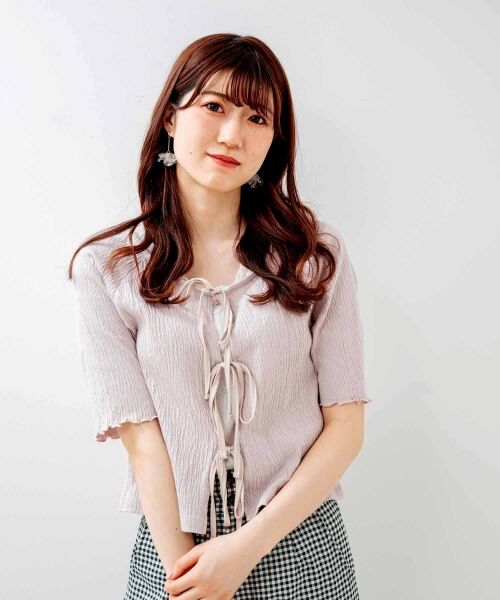 セール しゅわしゅわリボントップス カットソー Majestic Legon マジェスティックレゴン ファッション通販 タカシマヤファッションスクエア