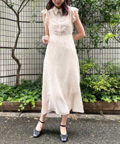 MAJESTIC LEGON / マジェスティックレゴン ロング・マキシ丈ワンピース | 上品プチフリルワンピース