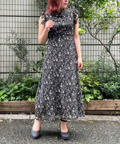 MAJESTIC LEGON / マジェスティックレゴン ロング・マキシ丈ワンピース | 上品プチフリルワンピース