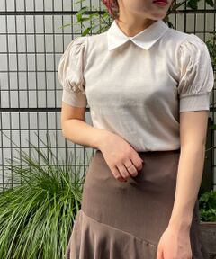 MAJESTIC LEGON / マジェスティックレゴン ニット・セーター | 襟付き2wayニット