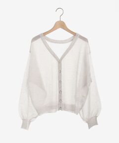 MAJESTIC LEGON / マジェスティックレゴン ニット・セーター | キラキラVネックカーディガン