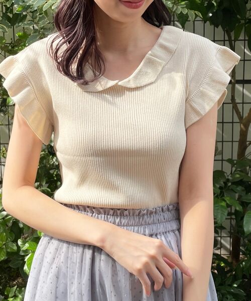 MAJESTIC LEGON / マジェスティックレゴン ニット・セーター | フリルレディニット | 詳細1