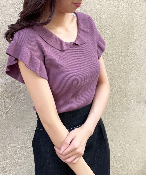 MAJESTIC LEGON / マジェスティックレゴン ニット・セーター | フリルレディニット | 詳細13