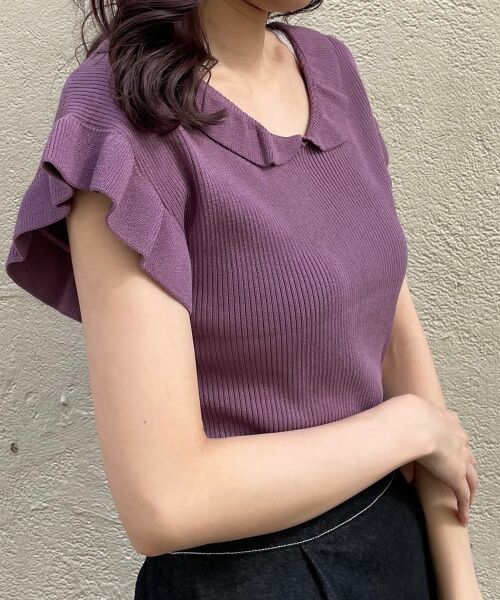 MAJESTIC LEGON / マジェスティックレゴン ニット・セーター | フリルレディニット | 詳細14