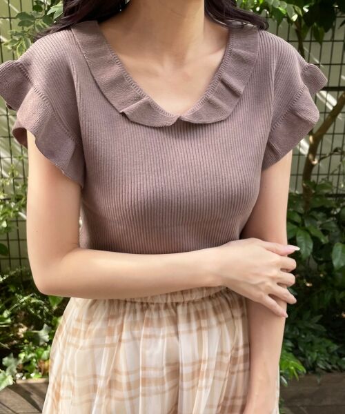 MAJESTIC LEGON / マジェスティックレゴン ニット・セーター | フリルレディニット | 詳細6