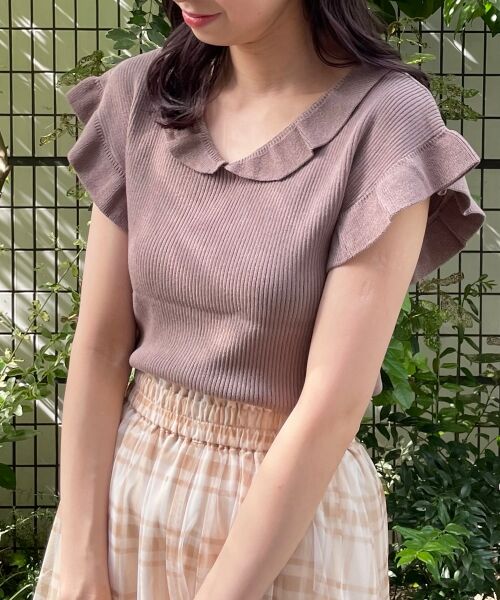 MAJESTIC LEGON / マジェスティックレゴン ニット・セーター | フリルレディニット | 詳細7