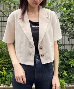 MAJESTIC LEGON / マジェスティックレゴン シャツ・ブラウス | ハーフスリーブLadyジャケット