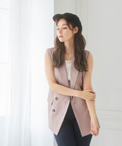 MAJESTIC LEGON / マジェスティックレゴン シャツ・ブラウス | ノースリーブテーラージャケット