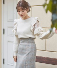 MAJESTIC LEGON / マジェスティックレゴン ニット・セーター | Ladyフリルシャギーニット