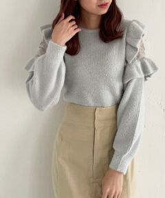 MAJESTIC LEGON / マジェスティックレゴン ニット・セーター | Ladyフリルシャギーニット