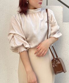 MAJESTIC LEGON / マジェスティックレゴン シャツ・ブラウス | スリーブアレンジハイネックブラウス