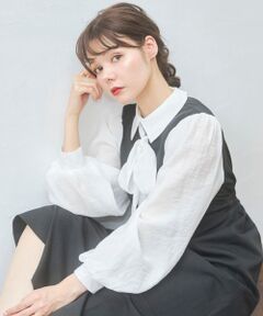 MAJESTIC LEGON / マジェスティックレゴン ロング・マキシ丈ワンピース | クラシカルボウタイワンピ