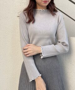 MAJESTIC LEGON / マジェスティックレゴン ニット・セーター | バックレースアップメロウニット