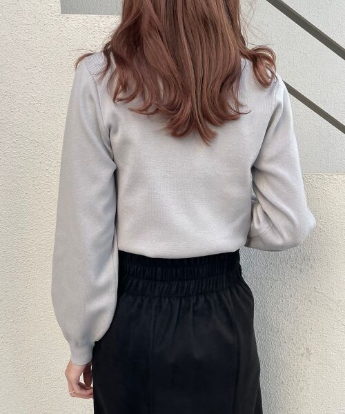 MAJESTIC LEGON / マジェスティックレゴン ニット・セーター | フローラルエンブロイダリーニット | 詳細11