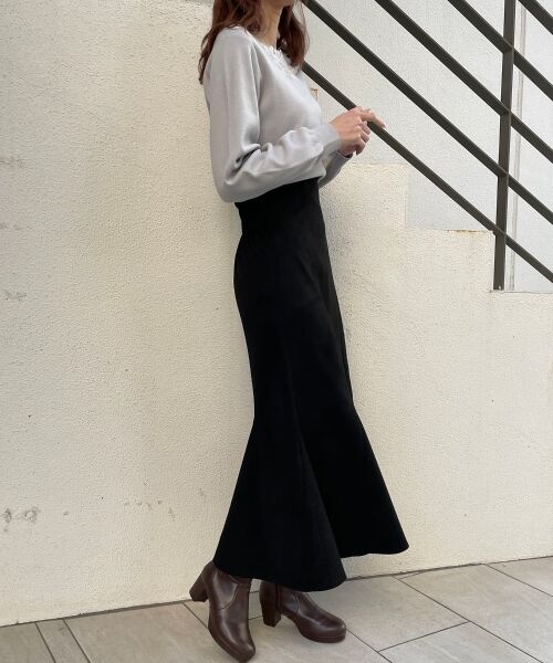 MAJESTIC LEGON / マジェスティックレゴン ニット・セーター | フローラルエンブロイダリーニット | 詳細13