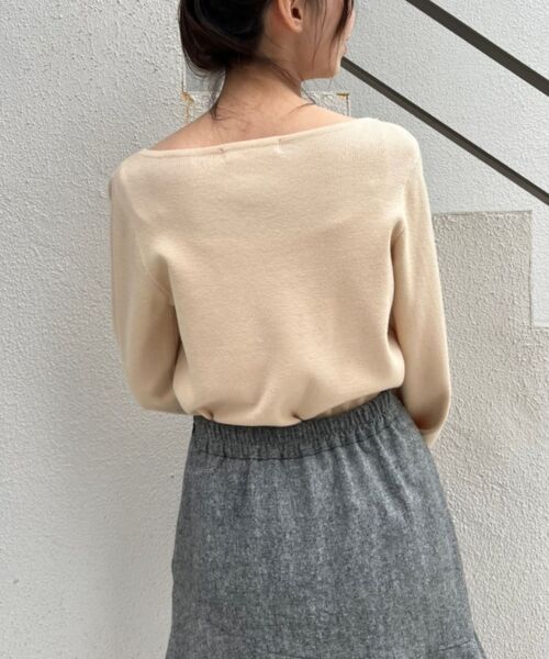 MAJESTIC LEGON / マジェスティックレゴン ニット・セーター | フローラルエンブロイダリーニット | 詳細3