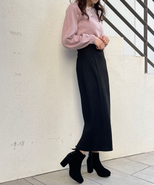 MAJESTIC LEGON / マジェスティックレゴン ニット・セーター | フローラルエンブロイダリーニット | 詳細6