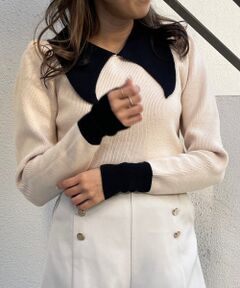 MAJESTIC LEGON / マジェスティックレゴン ニット・セーター | bigカラーガーリーニット