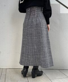 MAJESTIC LEGON / マジェスティックレゴン ロング・マキシ丈スカート | バックリボンツイードスカート