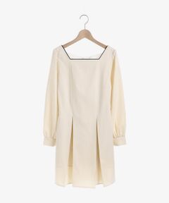 MAJESTIC LEGON / マジェスティックレゴン ミニ丈・ひざ丈ワンピース | パイピングガーリーワンピ