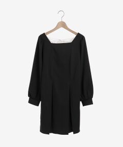 MAJESTIC LEGON / マジェスティックレゴン ミニ丈・ひざ丈ワンピース | パイピングガーリーワンピ