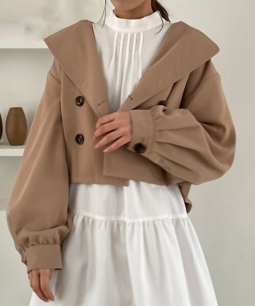 セール ボリュームショートトレンチ トレンチコート Majestic Legon マジェスティックレゴン ファッション通販 タカシマヤファッションスクエア