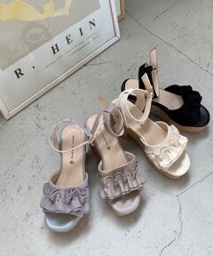 MAJESTIC LEGON / マジェスティックレゴン サンダル | フカフカフリルサンダル