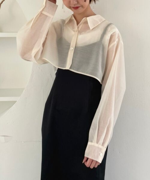 MAJESTIC LEGON / マジェスティックレゴン ロング・マキシ丈ワンピース | ショートシャツセットワンピ | 詳細8