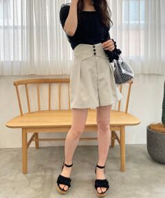 MAJESTIC LEGON / マジェスティックレゴン ショート・ハーフ・半端丈パンツ | コルセットハイウエストショーパン