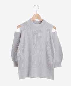 MAJESTIC LEGON / マジェスティックレゴン ニット・セーター | 肩あきラメニット