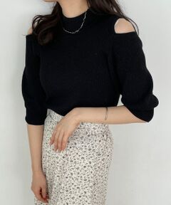 MAJESTIC LEGON / マジェスティックレゴン ニット・セーター | 肩あきラメニット