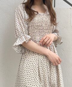 MAJESTIC LEGON / マジェスティックレゴン ロング・マキシ丈ワンピース | トキメキパターンシャーリングワンピ