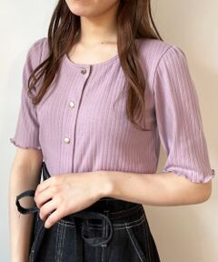 MAJESTIC LEGON / マジェスティックレゴン カットソー | フロントボタンジャストトップス