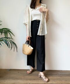 MAJESTIC LEGON / マジェスティックレゴン その他パンツ | ハイウエストワイドパンツ