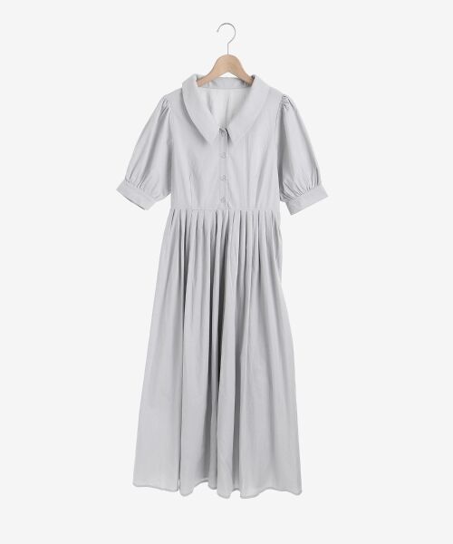 MAJESTIC LEGON / マジェスティックレゴン ロング・マキシ丈ワンピース | レディプリーツシャツワンピ | 詳細11