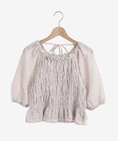 MAJESTIC LEGON / マジェスティックレゴン シャツ・ブラウス | シアー刺繍シャーリングブラウス