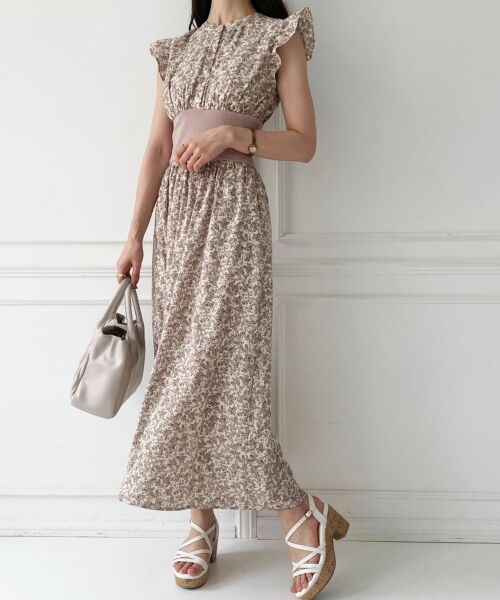 MAJESTIC LEGON / マジェスティックレゴン ロング・マキシ丈ワンピース | コルセットデザインフリルワンピース | 詳細6