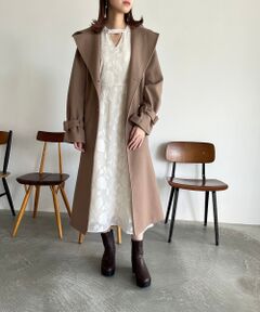 MAJESTIC LEGON / マジェスティックレゴン ロング・マキシ丈ワンピース | 袖スリットフレアーワンピース