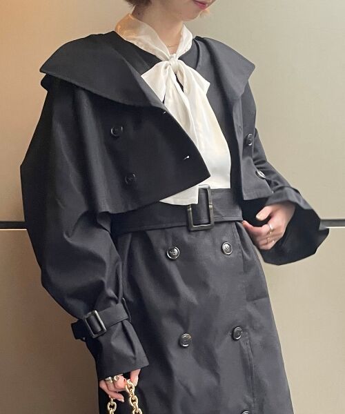 クラシックショートトレンチコート トレンチコート Majestic Legon マジェスティックレゴン ファッション通販 タカシマヤファッションスクエア