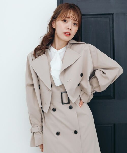 クラシックショートトレンチコート トレンチコート Majestic Legon マジェスティックレゴン ファッション通販 タカシマヤファッションスクエア