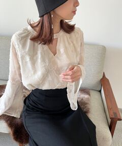 MAJESTIC LEGON / マジェスティックレゴン シャツ・ブラウス | classicフレアブラウス