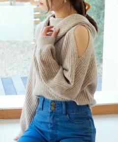 MAJESTIC LEGON / マジェスティックレゴン ニット・セーター | レディオフショルニット