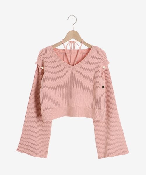 MAJESTIC LEGON / マジェスティックレゴン ニット・セーター | 2wayショルダーフレアスリーブニット | 詳細16