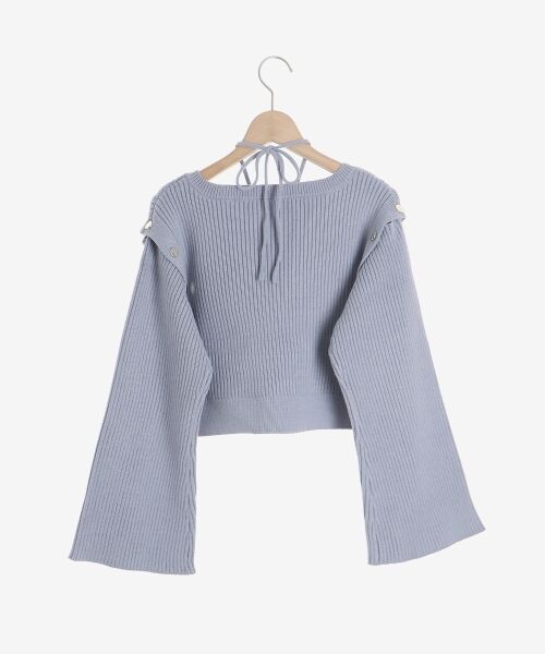 MAJESTIC LEGON / マジェスティックレゴン ニット・セーター | 2wayショルダーフレアスリーブニット | 詳細18