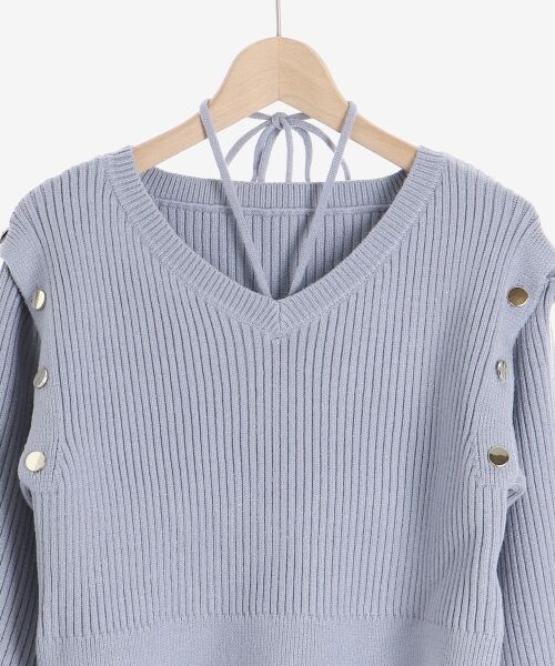MAJESTIC LEGON / マジェスティックレゴン ニット・セーター | 2wayショルダーフレアスリーブニット | 詳細19