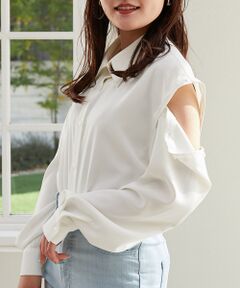 MAJESTIC LEGON / マジェスティックレゴン シャツ・ブラウス | オープンショルダーシャツ