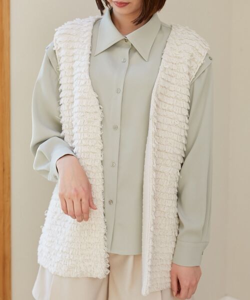 MAJESTIC LEGON / マジェスティックレゴン シャツ・ブラウス | オープンショルダーシャツ | 詳細13