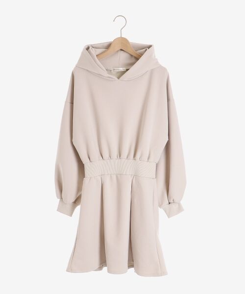 MAJESTIC LEGON / マジェスティックレゴン ミニ丈・ひざ丈ワンピース | フードスウェットフレアーワンピース | 詳細17